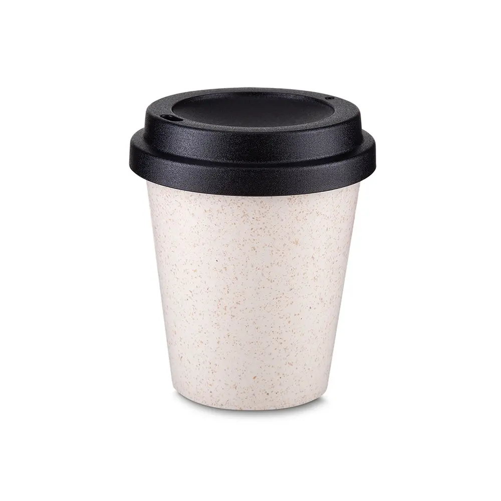 COPO FIBRA DE ARROZ C/ TAMPA 350ML 